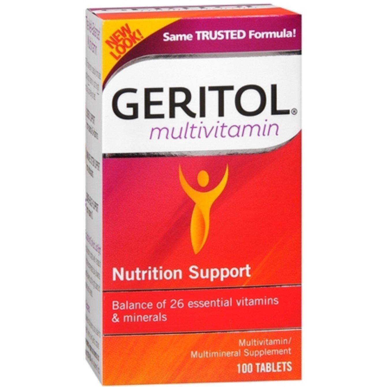 Geritol Multivitamin Nutrition Support Tablets - 100 ct by Pasteur Pharmacy