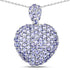 6.01 Carat Genuine Tanzanite .925 Sterling Silver Pendant by Bids.com