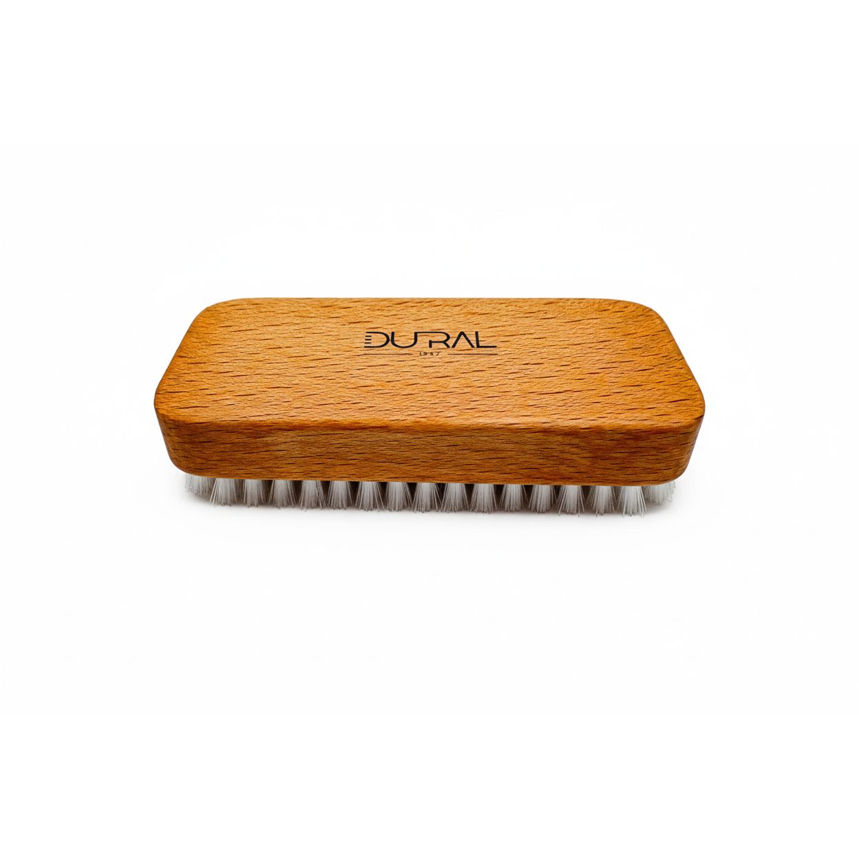 Dural Beech Wood Hand &amp; Nail Brush With Short White Nylon Bristles - 6 Rows by Pasteur Pharmacy
