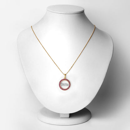 0.64 Carat Genuine Ruby .925 Sterling Silver Pendant by Bids.com