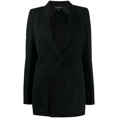 Ann Demeulemeester Black Jackets - Cropped Jackets Women by Luosophy