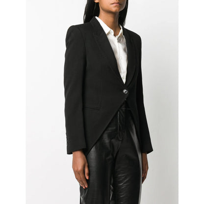 Ann Demeulemeester Black Jackets - Cropped Jackets Women by Luosophy