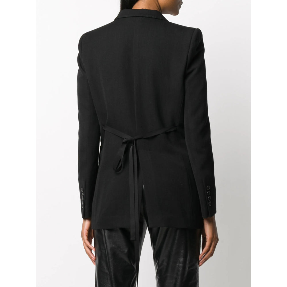 Ann Demeulemeester Black Jackets - Cropped Jackets Women by Luosophy