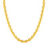 14k Yellow Gold Polished Oval Link Necklace by Bids.com