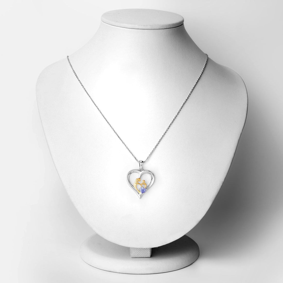 0.45 Carat Genuine Tanzanite .925 Sterling Silver Pendant by Bids.com