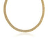 14k Yellow Gold Fancy Polished Multi-Row Panther Link Necklace by Bids.com