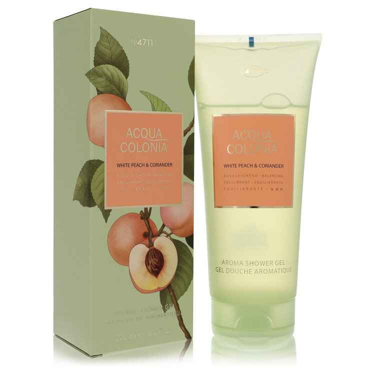 4711 Acqua Colonia White Peach &amp; Coriander by 4711 Shower Gel 6.8 oz for Women