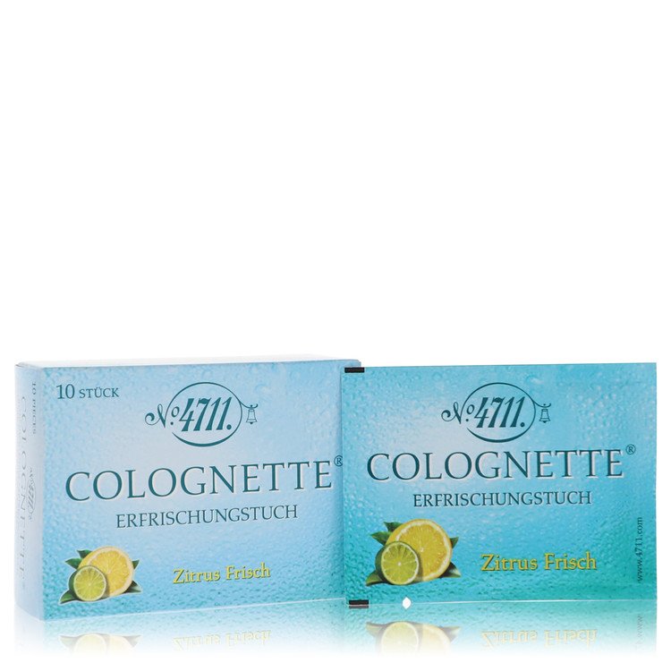 4711 Colognette Refreshing Lemon by 4711 Box Of 10 Refreshing Tissues -- for Men 