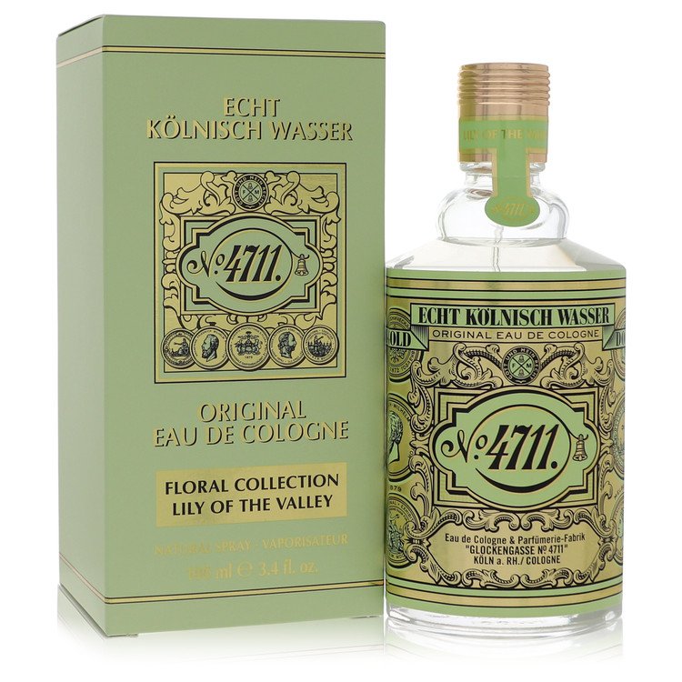 4711 Floral Collection Lily of the Valley by 4711 Eau De Cologne Spray (Unisex) 3.4 oz for Men 