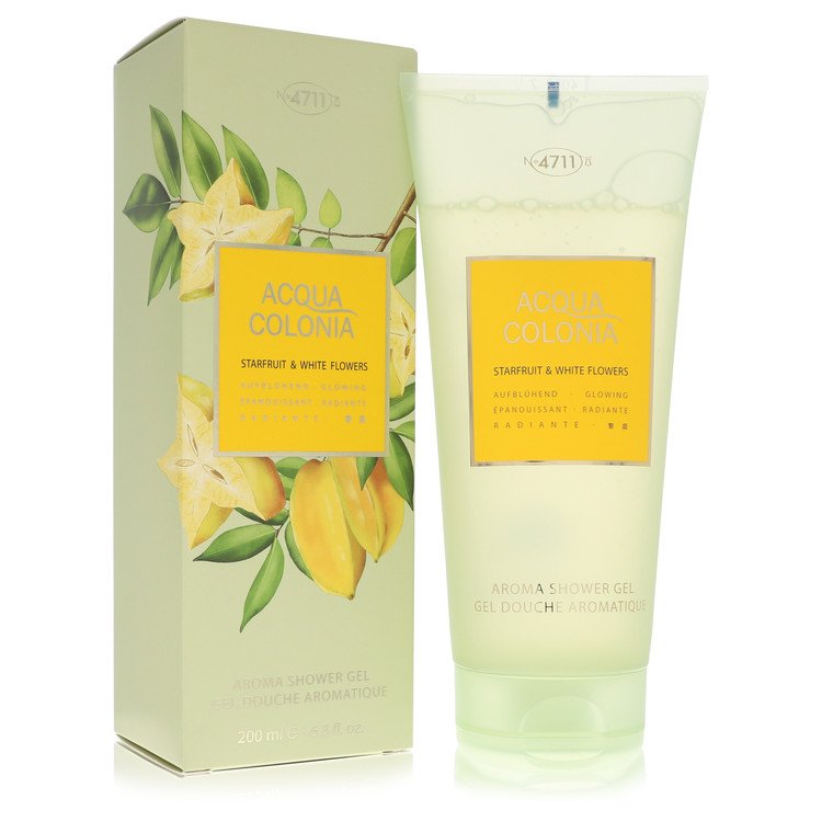 4711 Acqua Colonia Starfruit &amp; White Flowers by 4711 Shower Gel (Unisex) 6.8 oz for Women