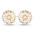 14K Yellow Gold Plated 2.70 Carat Genuine Ethiopian Opal .925 Sterling Silver Earrings by Bids.com