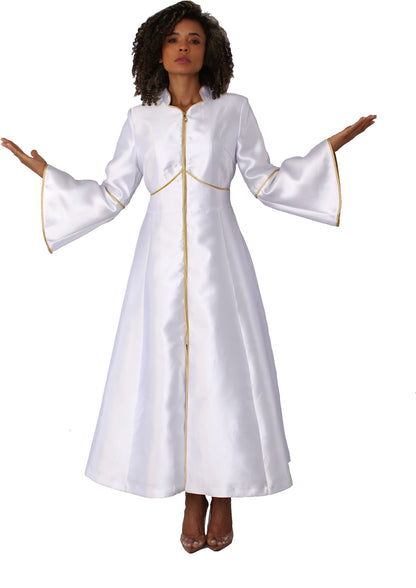 Cassock Robe with Rhinestone Trim- 4731 by Tally Taylor