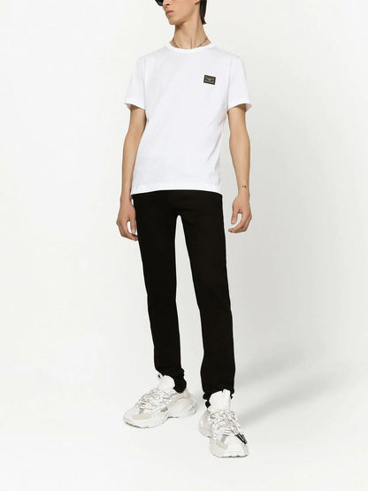 Dolce &amp; Gabbana Men Dg Essentials Crew Neck T-Shirt by Luosophy
