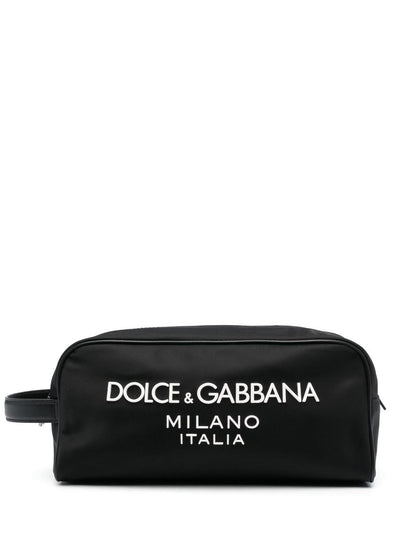 Dolce &amp; Gabbana Men Logo Wash Bag by Luosophy