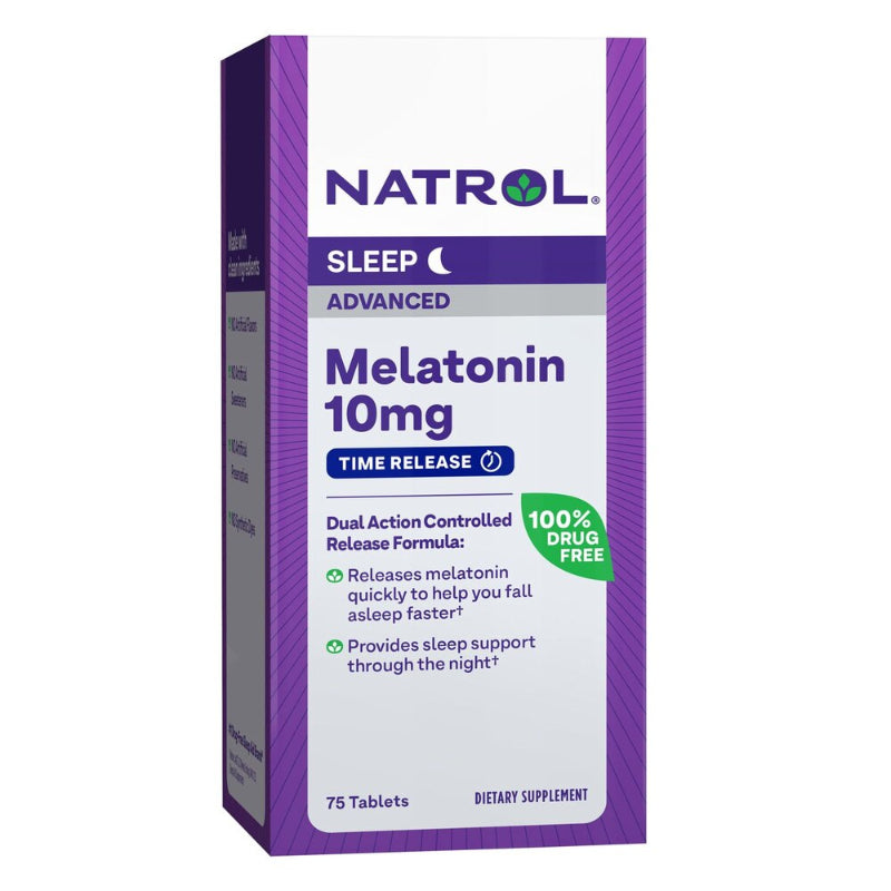 Natrol Melatonin Advanced Sleep 10mg Tablets – Maximum Strength | 75ct by Top Vita Shop