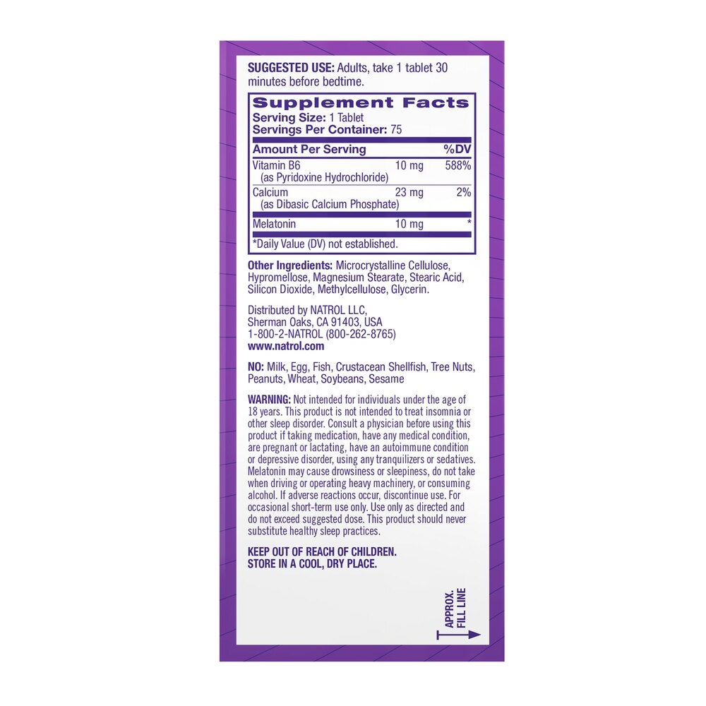 Natrol Melatonin Advanced Sleep 10mg Tablets – Maximum Strength | 75ct by Top Vita Shop