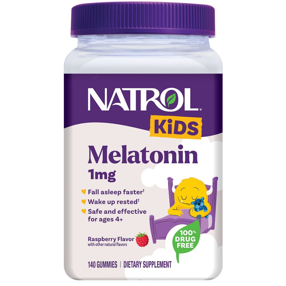 Natrol Kids Melatonin Gummies 1mg – Berry | 140ct by Top Vita Shop