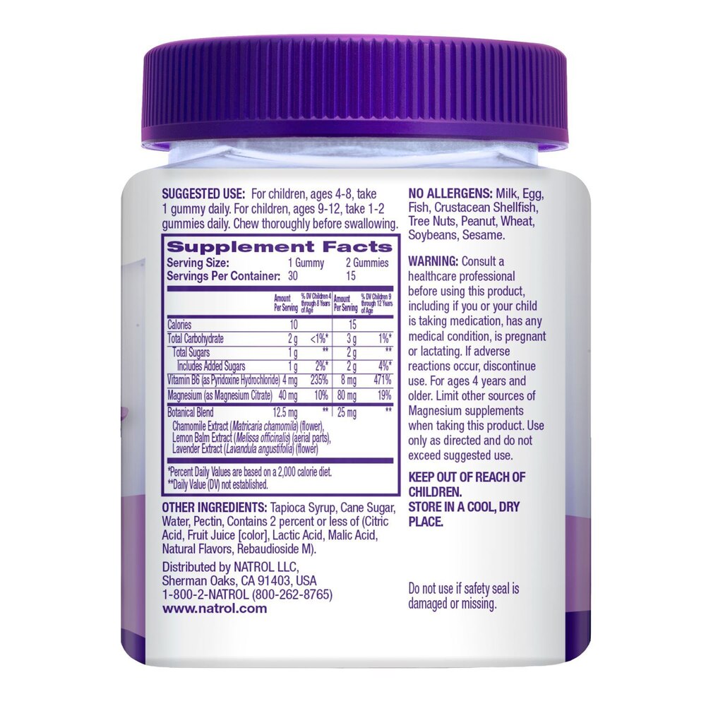 Natrol Kids Soothing Night Gummies – Berilicious | 30ct (Melatonin-Free) by Top Vita Shop