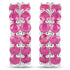 3.12 Carat Genuine Ruby .925 Sterling Silver Earrings by Bids.com