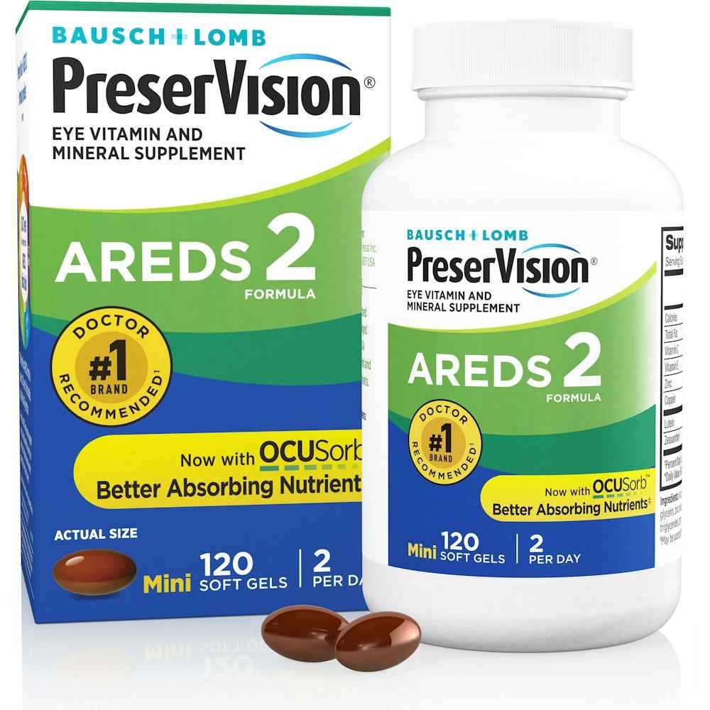 PreserVision Eye Vitamin &amp; Mineral Supplement Areds 2 Formula