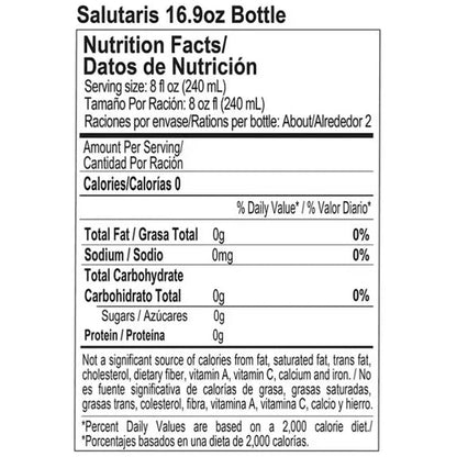 Salutaris Mineral Water 16oz (24 Pack)  DestGlow