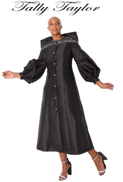 Elegant Plus Size One-Piece Cassock Robe for Church Wear- 4801W by Tally Taylor