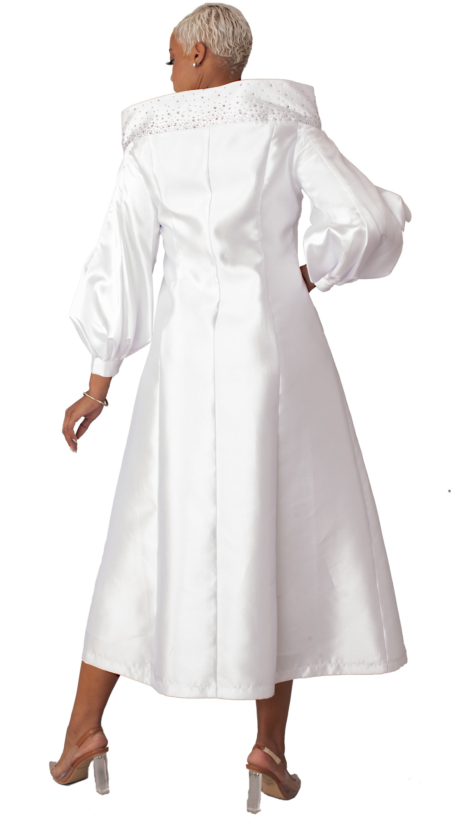 Elegant Plus Size One-Piece Cassock Robe for Church Wear- 4801W by Tally Taylor