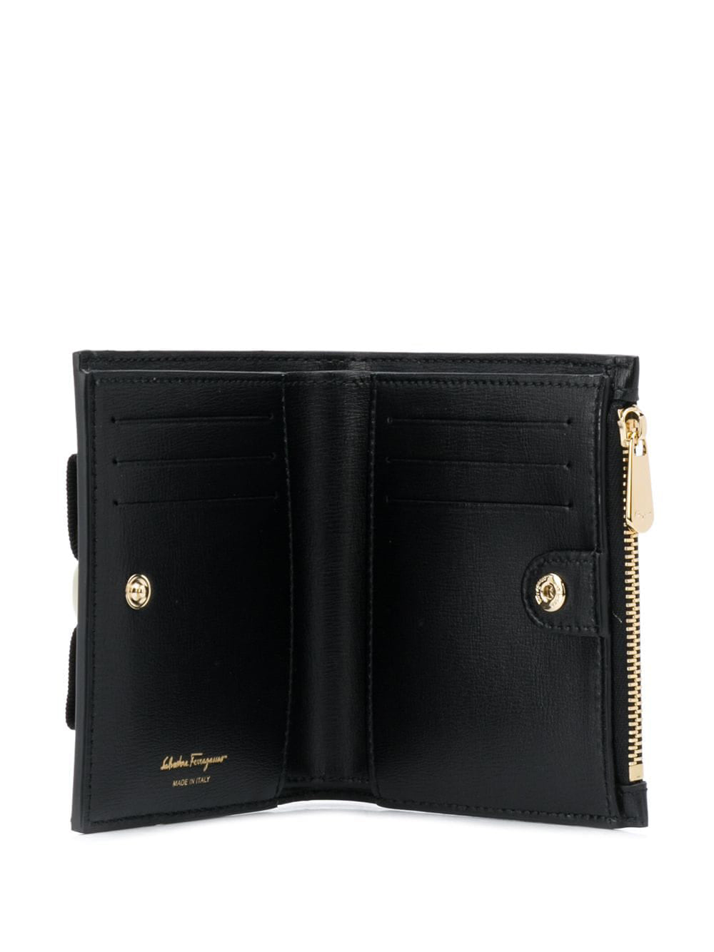 Ferragamo Women Vara Bow Compact Wallet by Luosophy