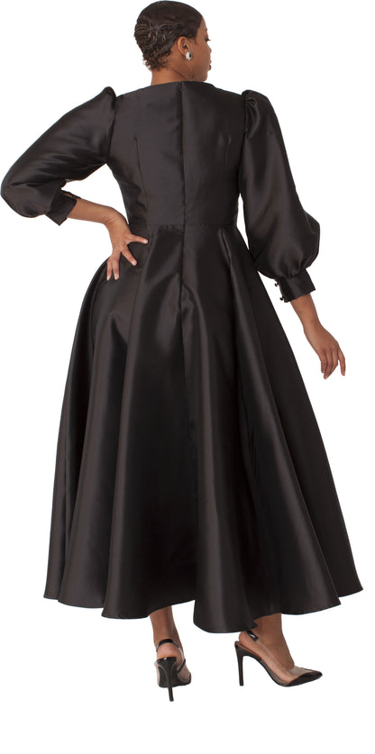 Elegant Long Dress with Bishop Sleeves - 4820 by Tally Taylor