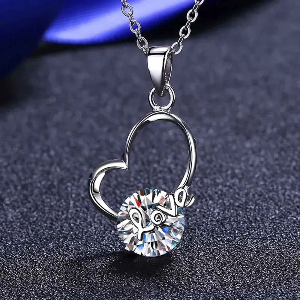 2 Carat Sparkala™ Heart 925 Sterling Silver Necklace