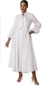 Plus Size Modest Clergy Dress with Bell Sleeves – 4846W by Tally Taylor