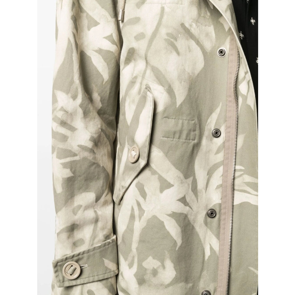 Saint Laurent Green Coats - Parkas Men by Luosophy