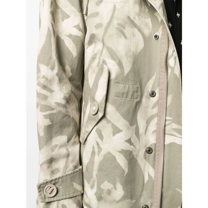 Saint Laurent Green Coats - Parkas Men by Luosophy
