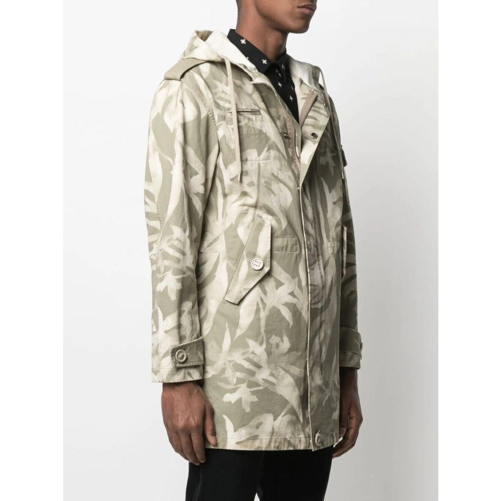 Saint Laurent Green Coats - Parkas Men by Luosophy