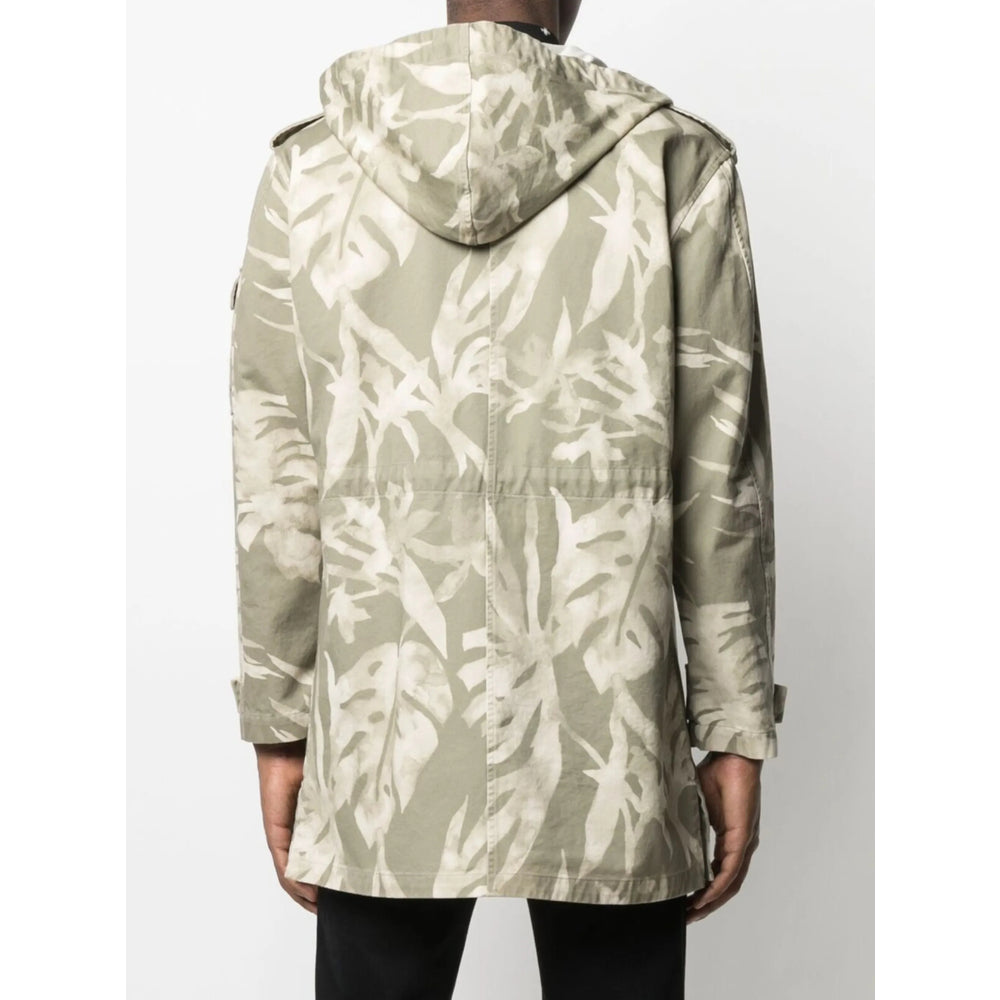 Saint Laurent Green Coats - Parkas Men by Luosophy