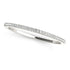 14k White Gold Slim Round Pave Set Wedding Band (1/10 cttw) by Bids.com