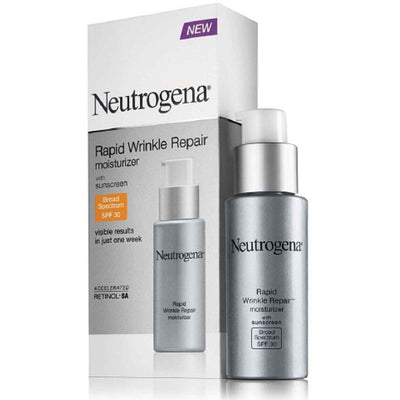 Neutrogena Rapid Repair Retinol Face Moisturizer With SPF 30 Wrinkle Cream 1 Oz