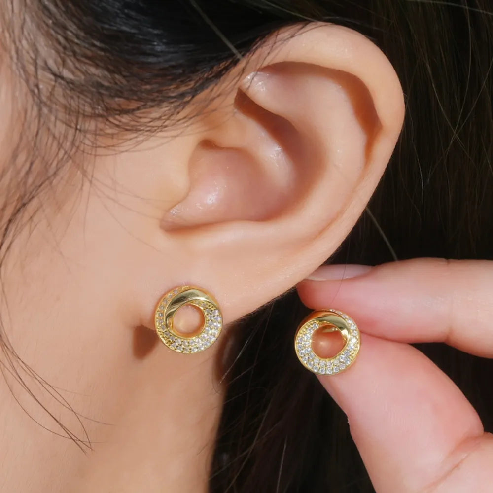 925 Sterling Silver Inlaid Sparkala™ Stud Earrings by Sparkala