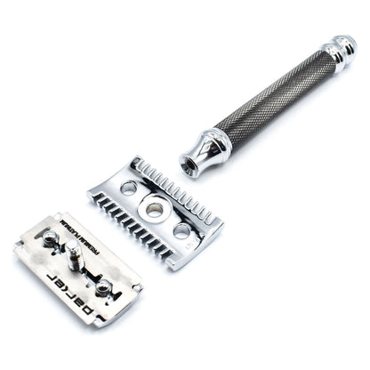 Parker 26C Open Comb Graphite Handle Safety Razor by Pasteur Pharmacy