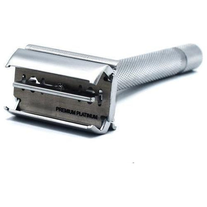 Parker 74R SC Satin Chrome Heavyweight Butterfly Open Safety Razor by Pasteur Pharmacy