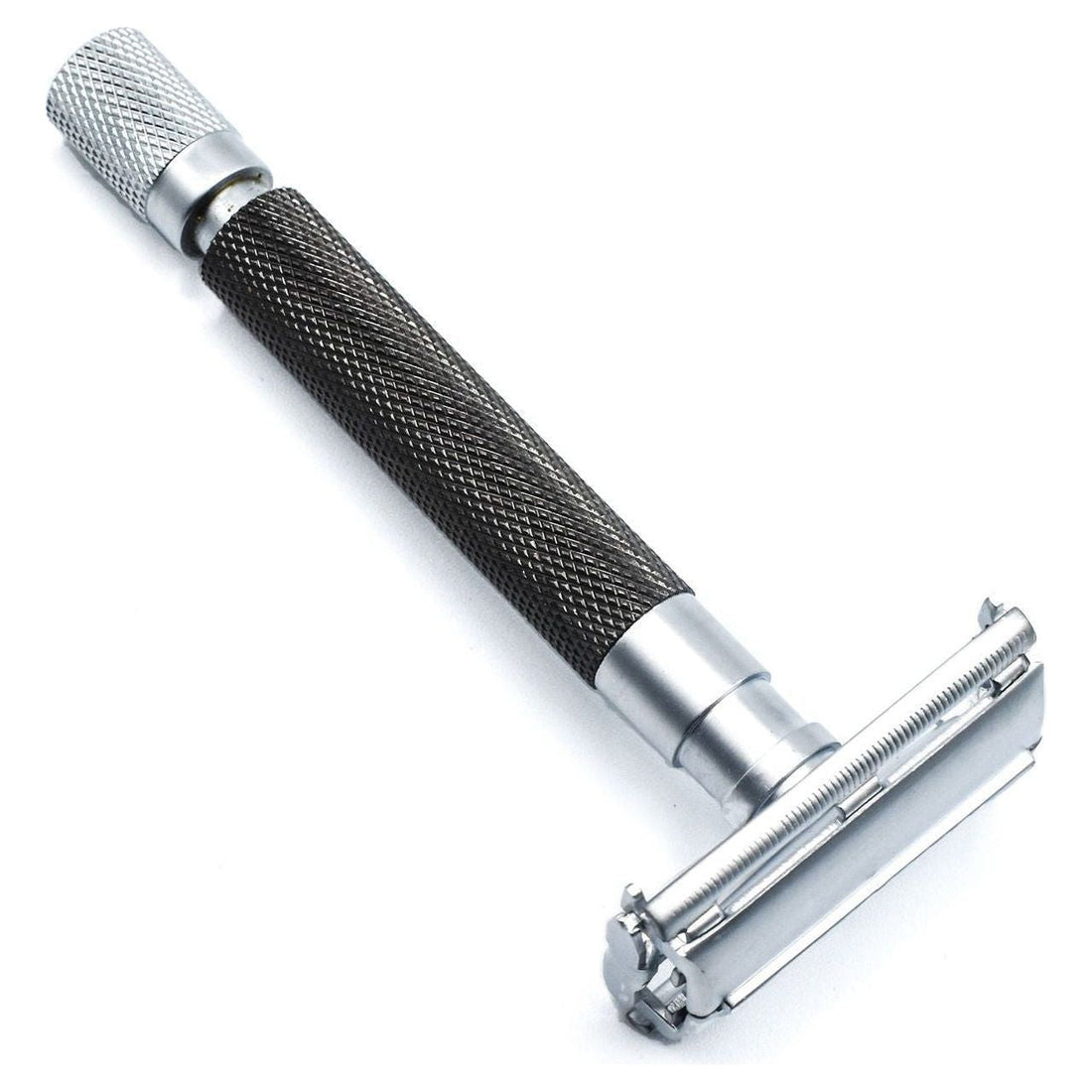Parker 74R GR Graphite &amp; Satin Chrome Heavyweight Butterfly Open Safety Razor by Pasteur Pharmacy