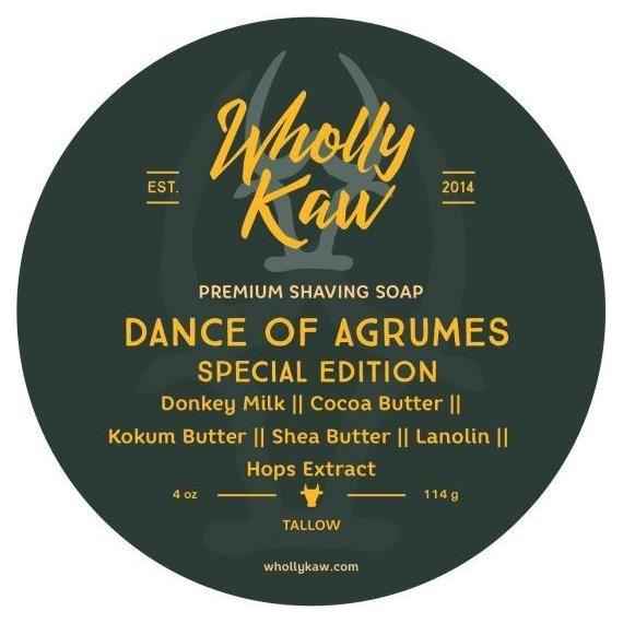 Wholly Kaw Dance of Agrumes Shaving Collection