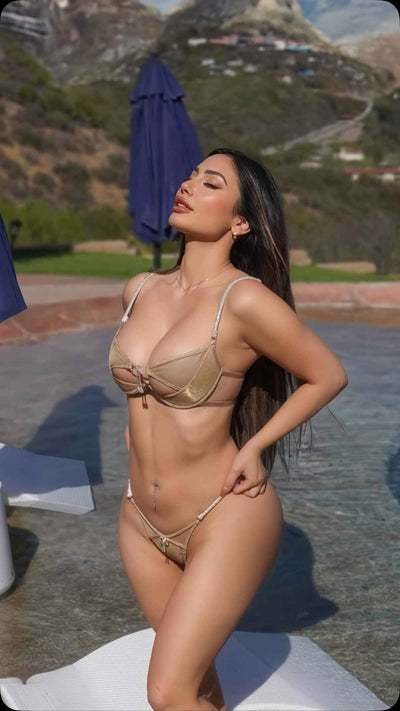 Gilded Beauty 2-Piece Short Set