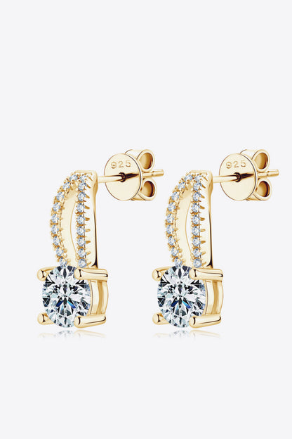 1 Carat Sparkala™ 925 Sterling Silver Earrings by Sparkala