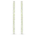 3.50 Carat Genuine Peridot .925 Sterling Silver Earrings by Bids.com