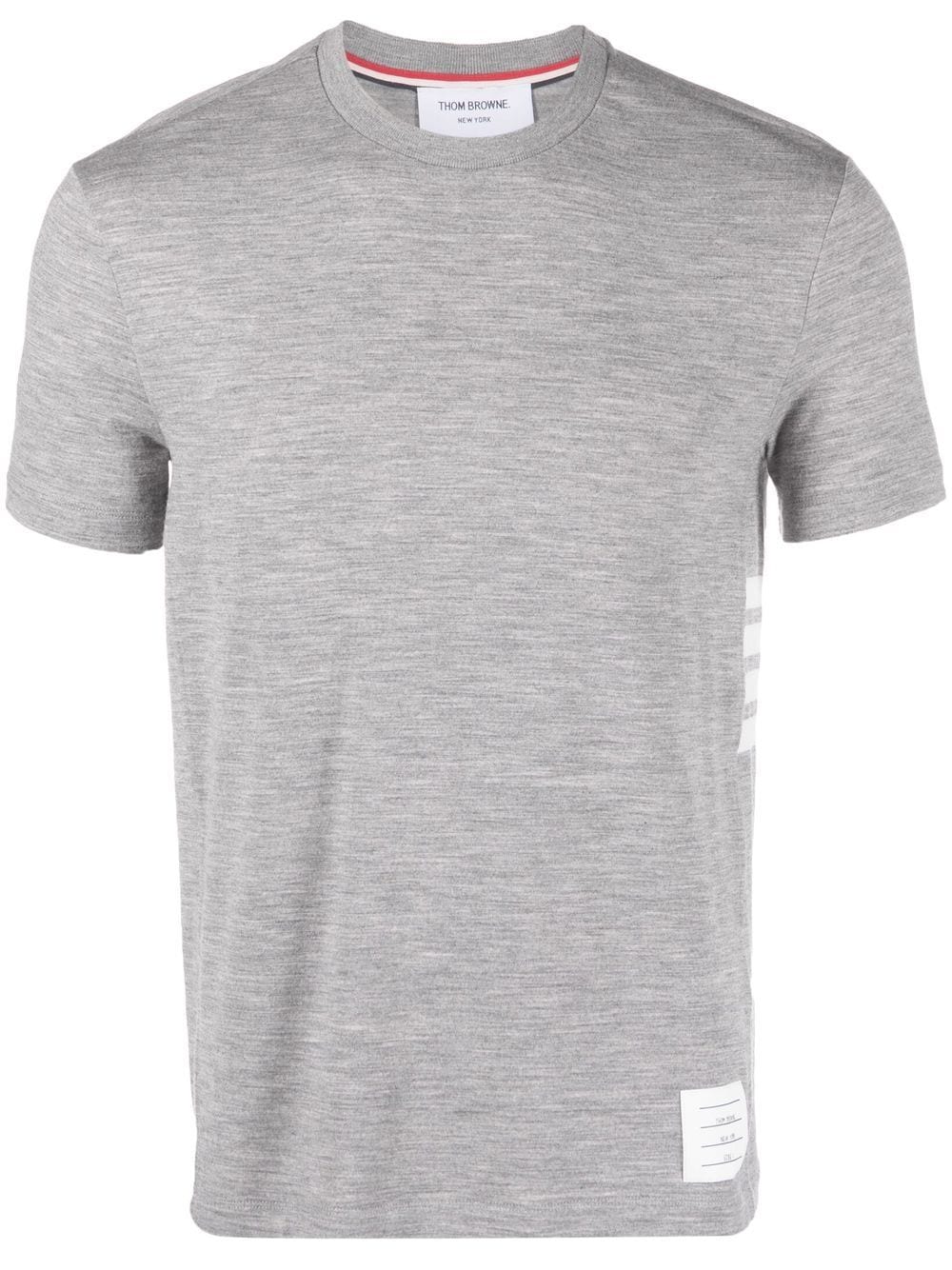 Thom Browne Men T-Shirt With Application by Luosophy