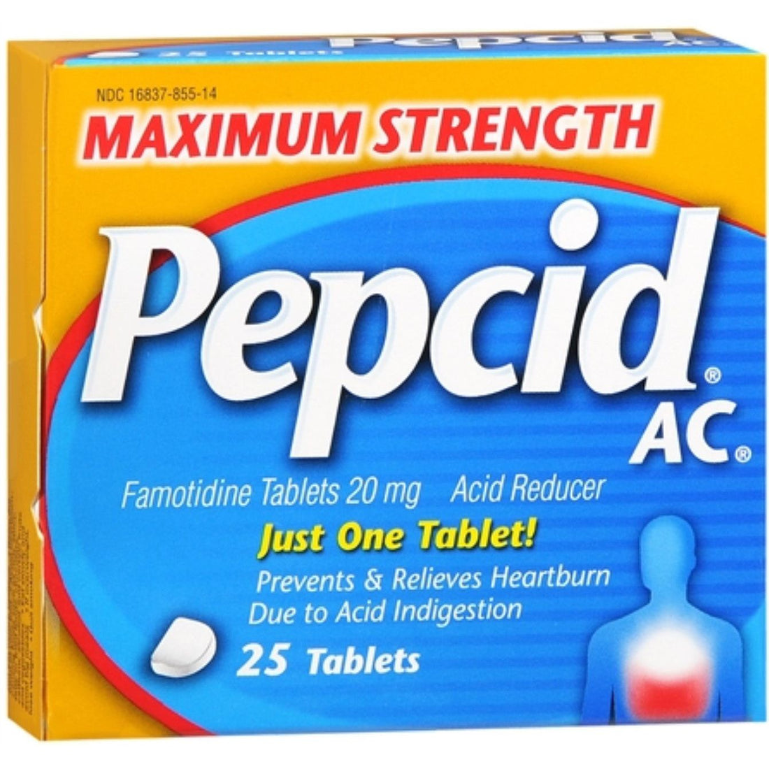 Pepcid AC Acid Reducer, Maximum Strength, 20 Mg, Tablets by Pasteur Pharmacy