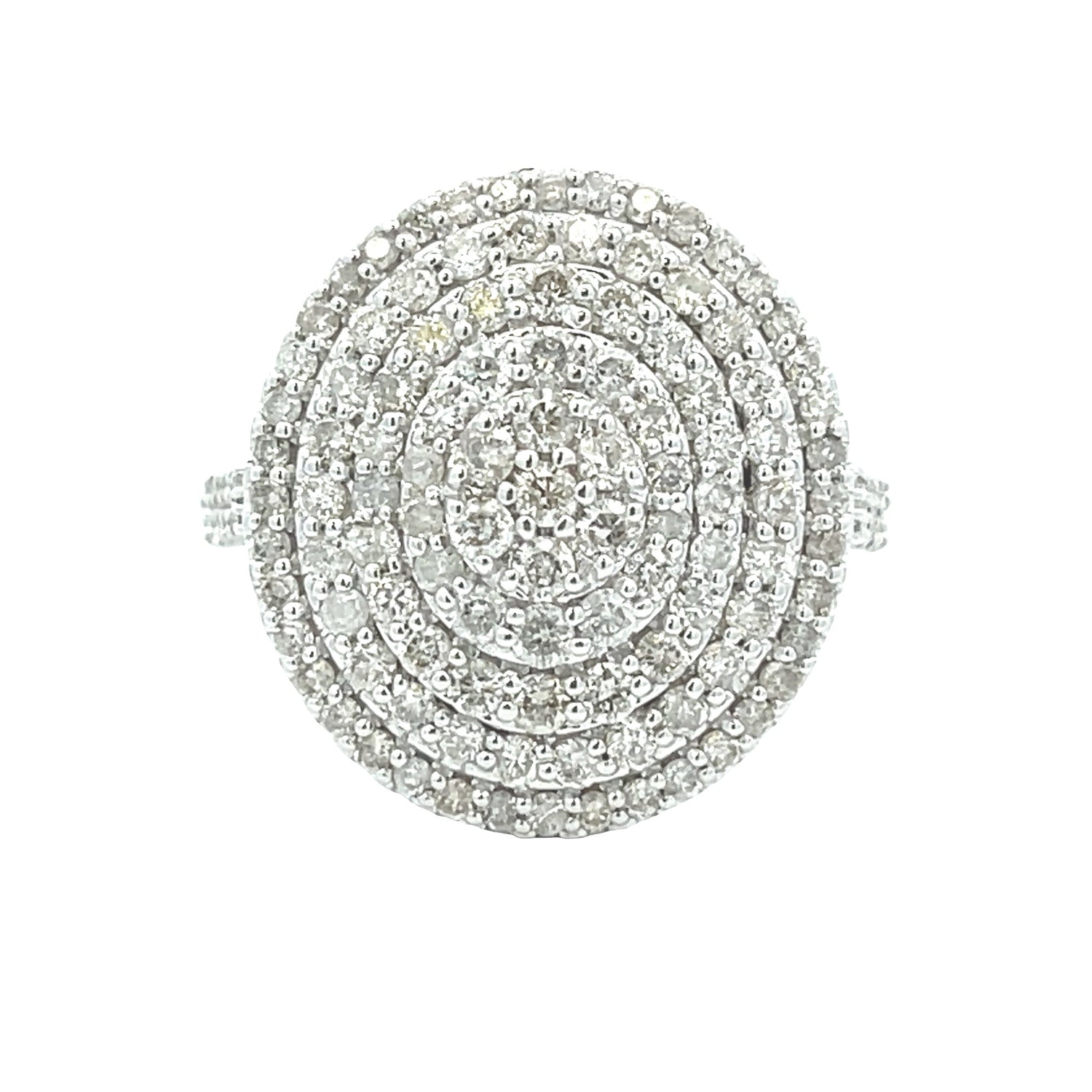 Genuine 1.50ct Diamond Ring 14KT White Gold by Bids.com