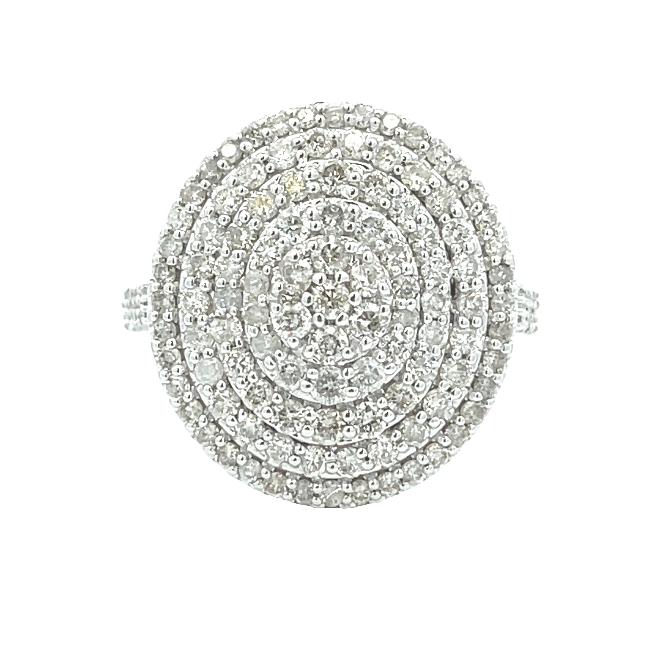 Genuine 1.50ct Diamond Ring 14KT White Gold by Bids.com