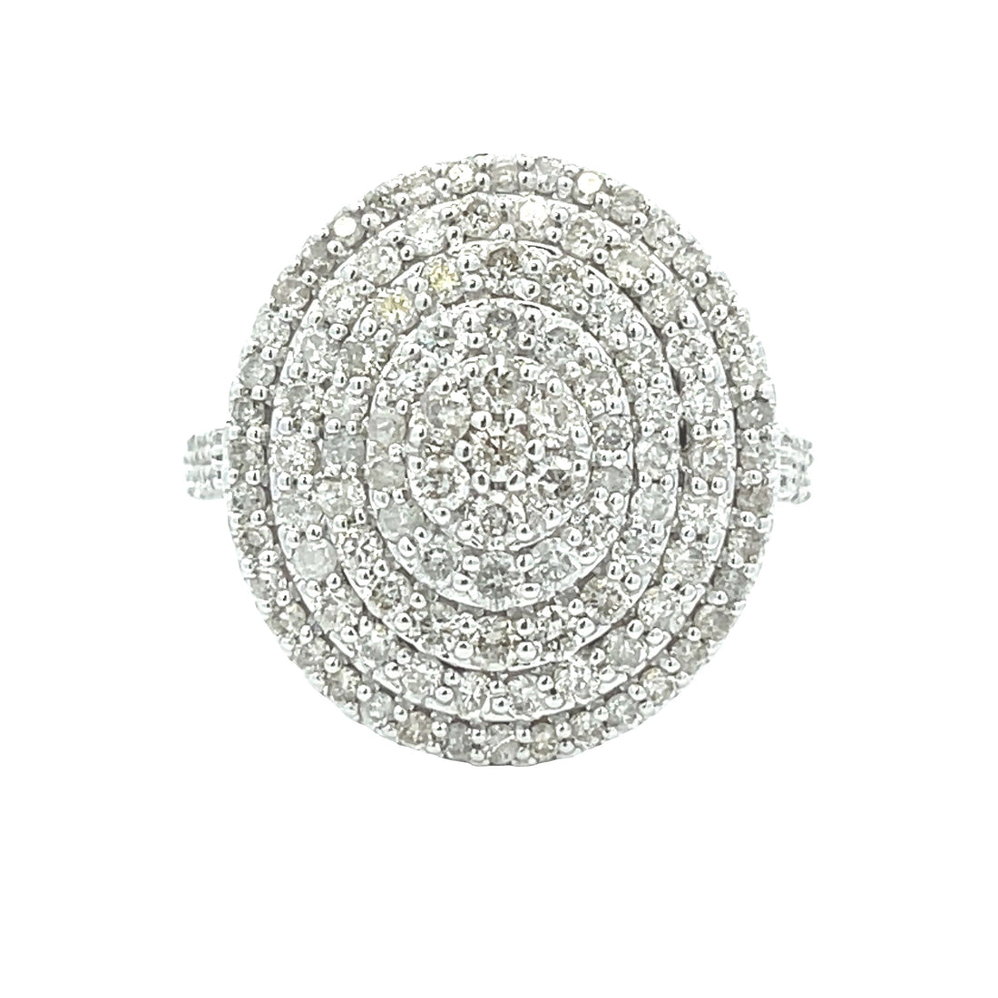 Genuine 1.50ct Diamond Ring 14KT White Gold by Bids.com